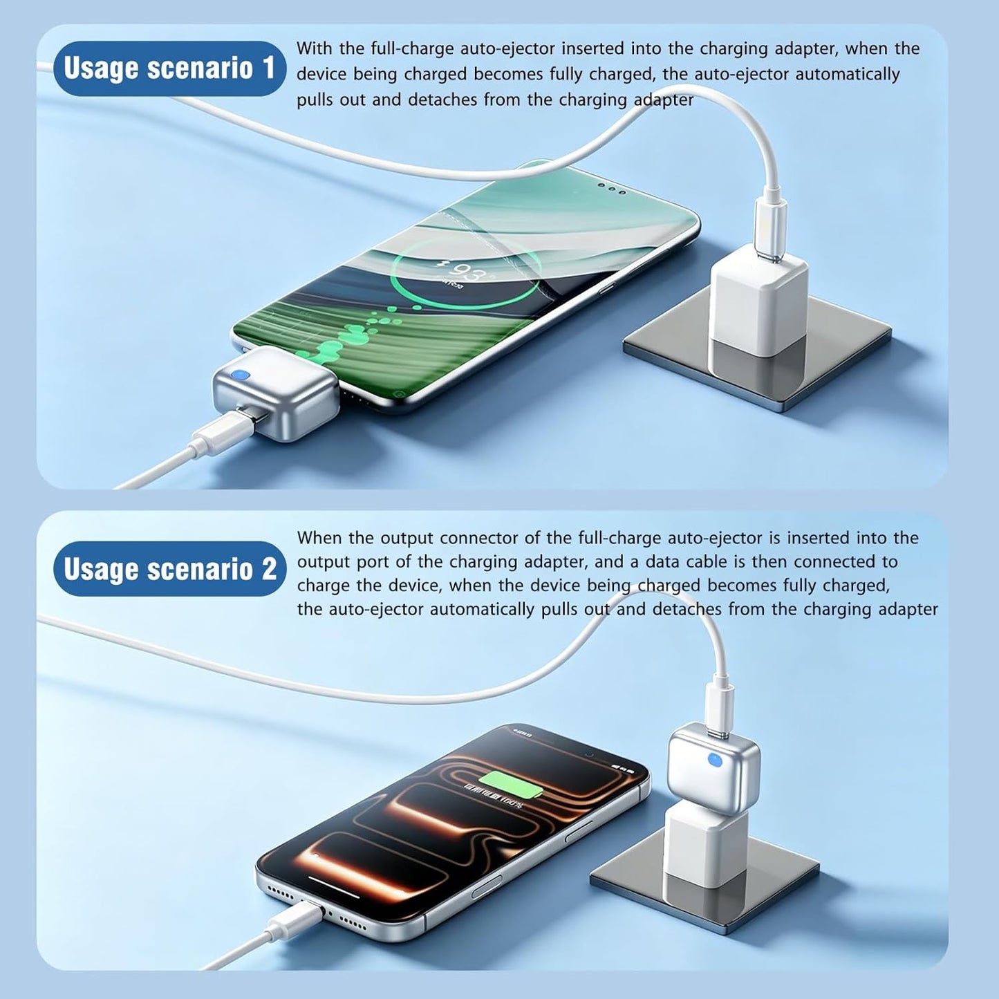 Auto Pop-Off USB-C Charging Adapter