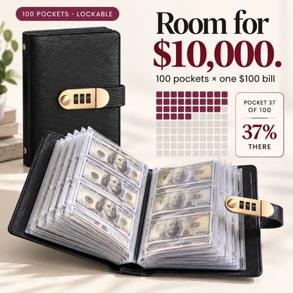 100 Page Lockable Savings Book