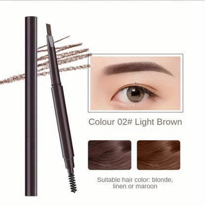 Crayon à sourcils à double embout avec tête triangulaire