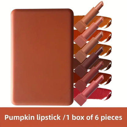 6 Stück Matt-Nebel-Lippenstift-Set