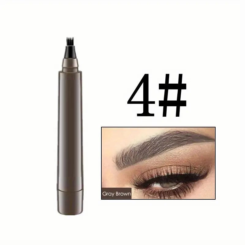 4-Spitzen-Flüssig-Augenbrauenstift