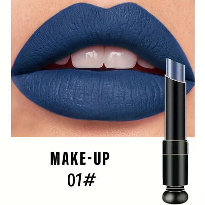 Gloss à lèvres aqueux hydratant anti-transfert bleu