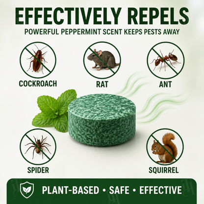 Mice in Your Home? Take Back Your Space — 12-Pack Rodent Repellent Tablets | Limited Stock!