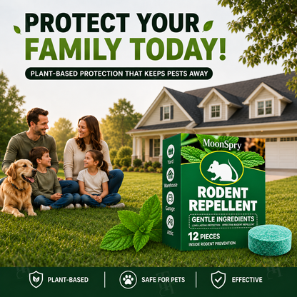 Mice in Your Home? Take Back Your Space — 12-Pack Rodent Repellent Tablets | Limited Stock!