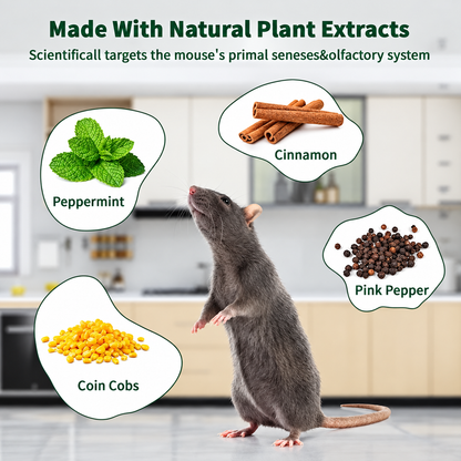 Mice in Your Home? Take Back Your Space — 12-Pack Rodent Repellent Tablets | Limited Stock!