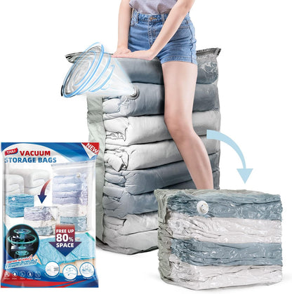Cream Cube Vacuum Storage Bags