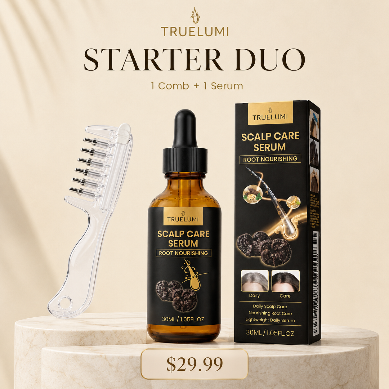 TRUELUMI™ Scalp Care Applicator Duo
