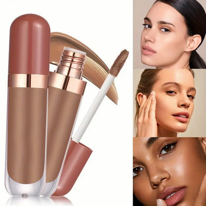 Voll deckende Flüssig-Foundation und Concealer