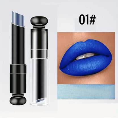 Gloss à lèvres aqueux hydratant anti-transfert bleu