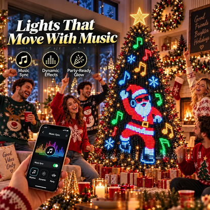 Smart Christmas Tree Lights – App-Controlled Animated LED Lights