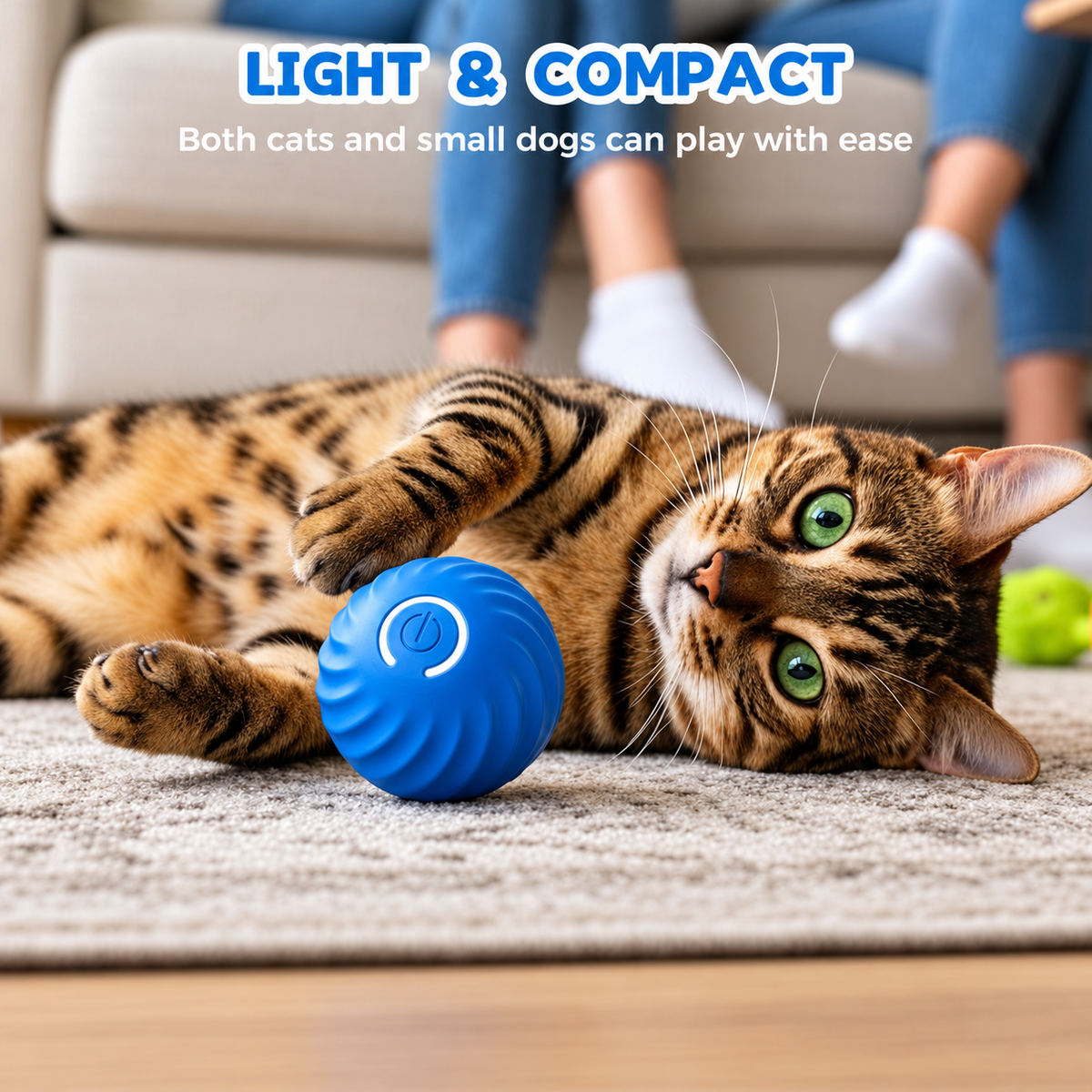 🔥 FINAL WEEK! Buy 1, Get 1 FREE! 🔥 Limited Stock! 🐾 Solutiover Electric Rolling Pet Toy Ball