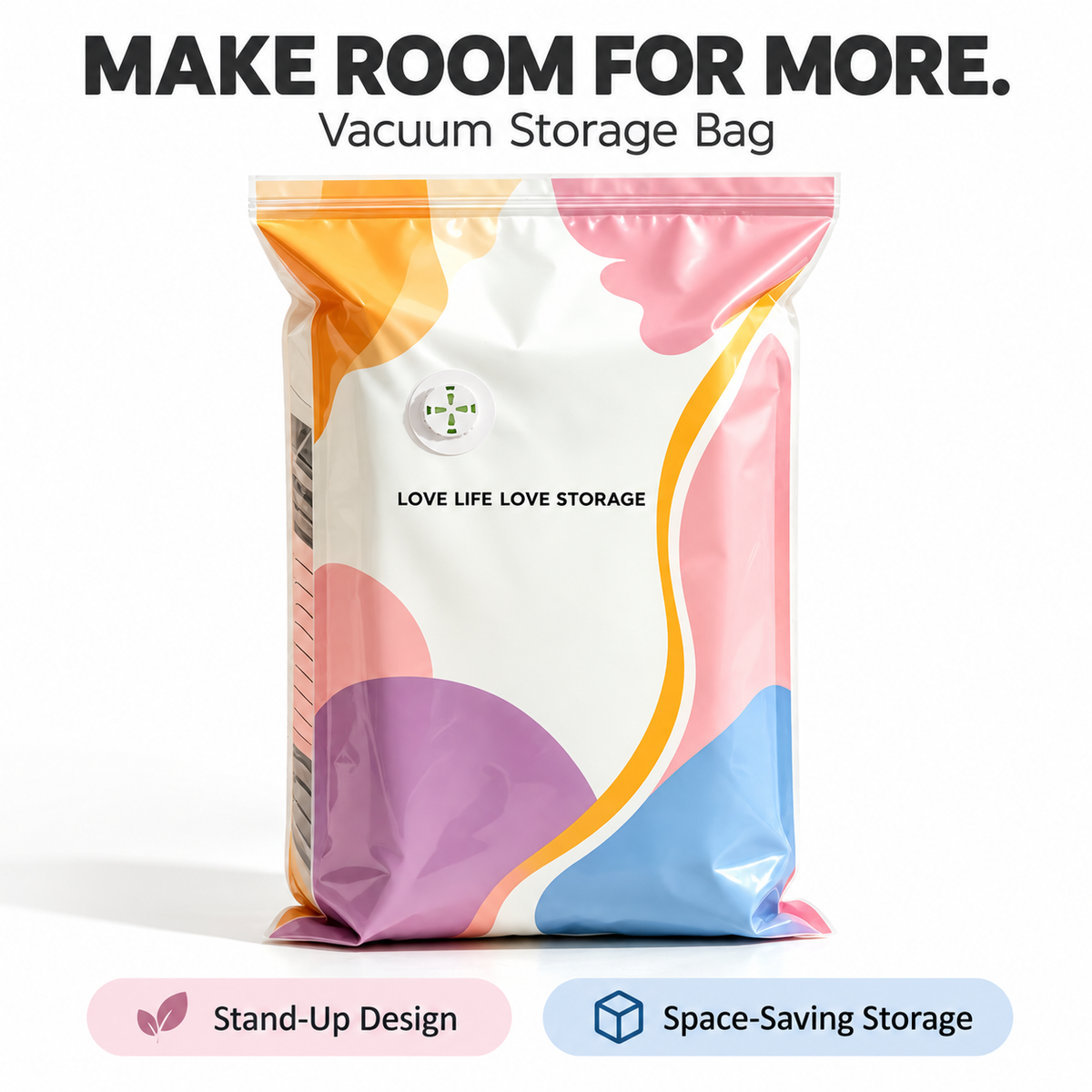 🧺 BUY 1, GET 1 FREE! ✨ Extra-Large Cube Vacuum Storage Bags