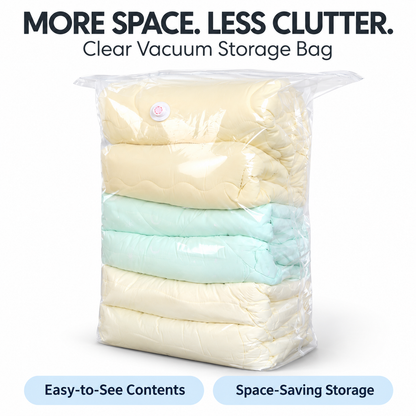 🧺 BUY 1, GET 1 FREE! ✨ Extra-Large Cube Vacuum Storage Bags