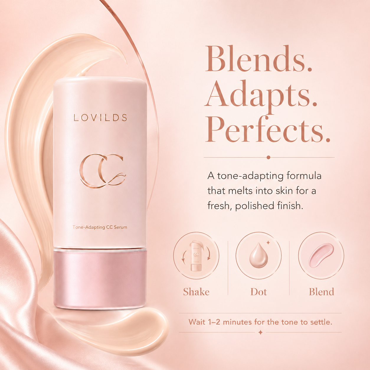 LOVILDS Tone-Adapting CC Serum