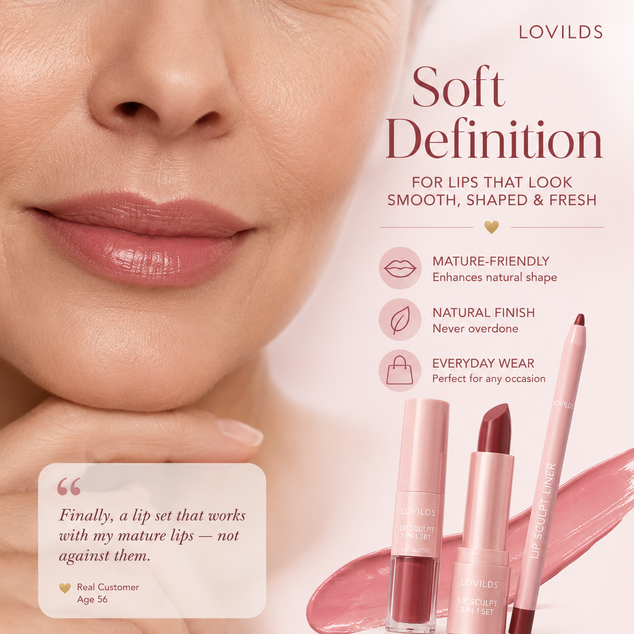 LOVILDS Lip Sculpt 3-in-1 Set