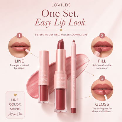 LOVILDS Lip Sculpt 3-in-1 Set
