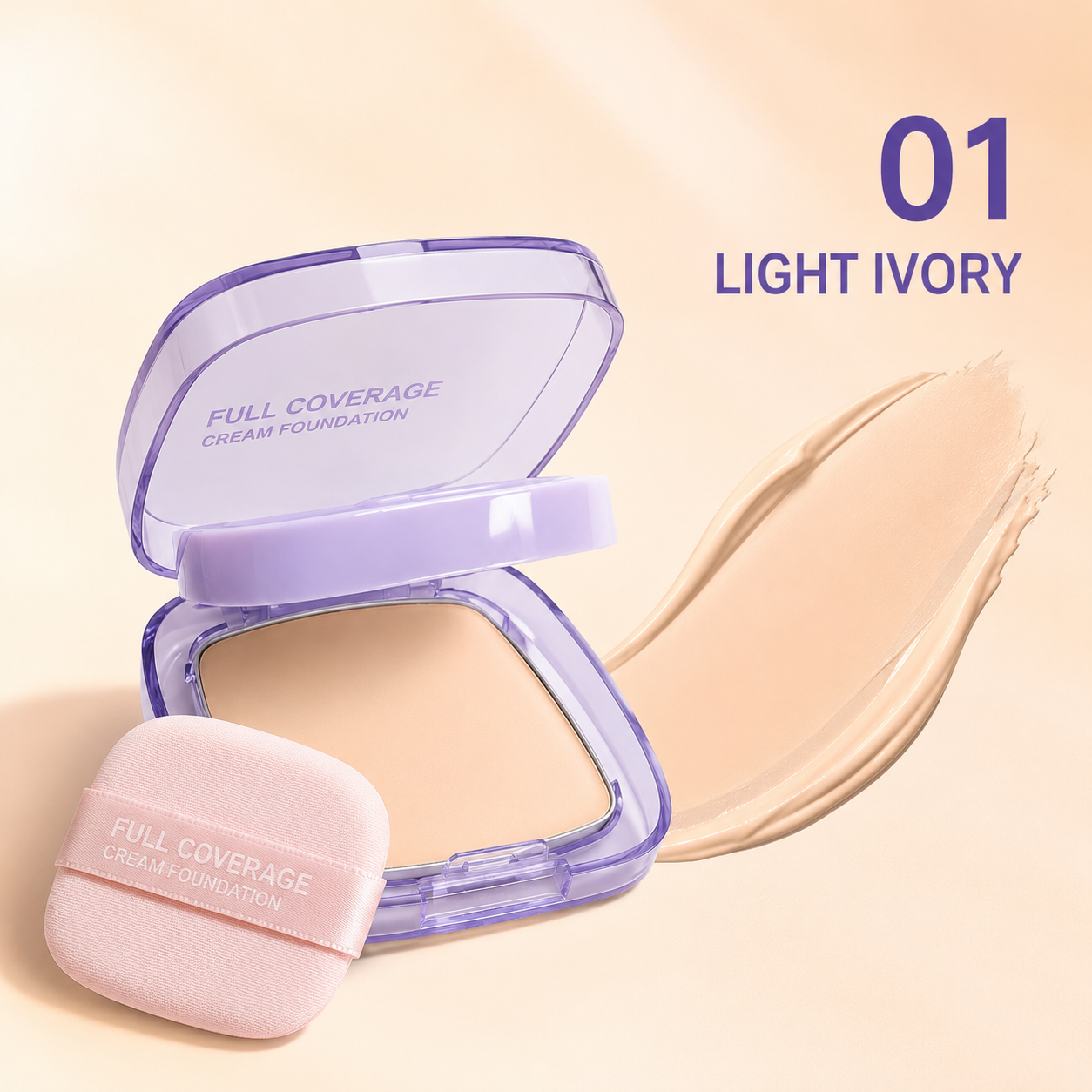 Skin-Perfecting Full Coverage Cream Foundation