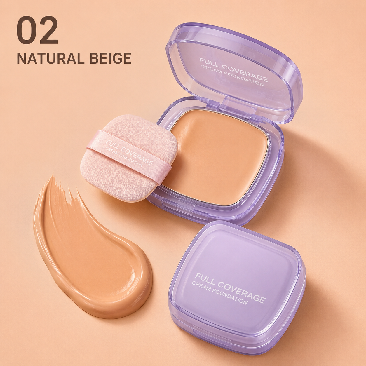 Skin-Perfecting Full Coverage Cream Foundation