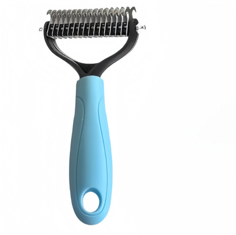 Dual-Sided Pet Grooming Comb for Dogs & Cats
