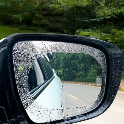 🎁 BUY 1 GET 1 FREE 🎁LAST DAY!  – 4PCS Car Rearview Mirror Rainproof Film – HD Waterproof Anti-Fog Protective Stickers for Clear & Safe Driving