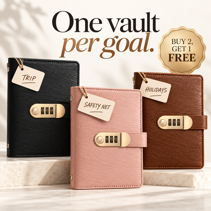 100 Page Lockable Savings Book