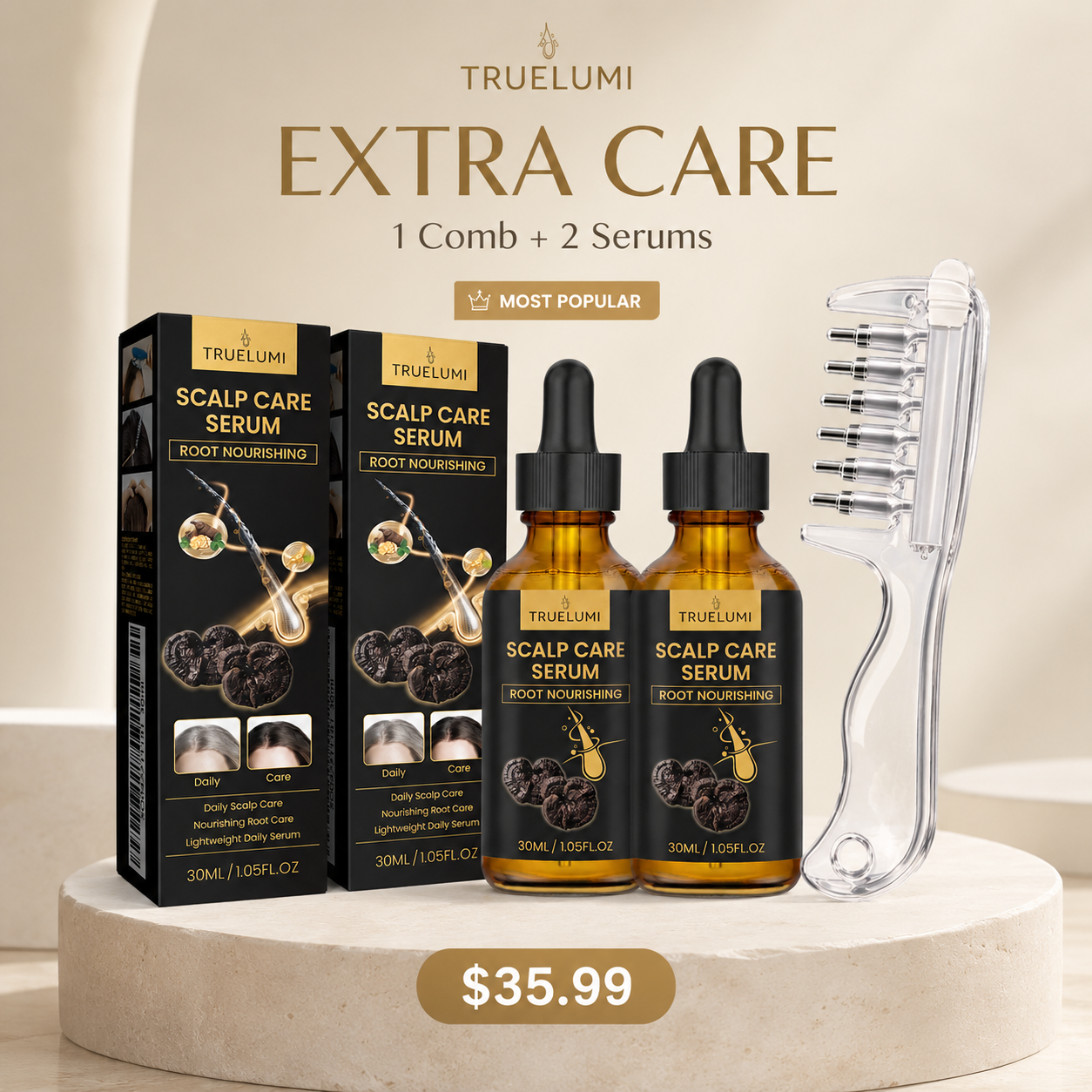 TRUELUMI™ Scalp Care Applicator Duo