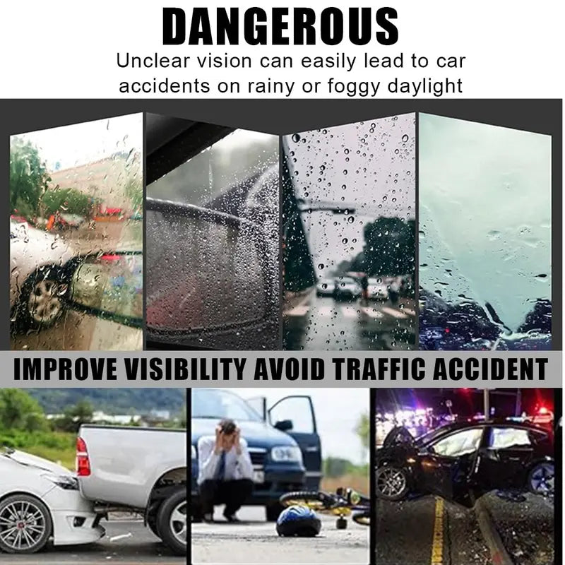 🎁 BUY 1 GET 1 FREE 🎁LAST DAY!  – 4PCS Car Rearview Mirror Rainproof Film – HD Waterproof Anti-Fog Protective Stickers for Clear & Safe Driving