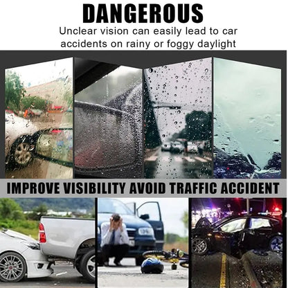 🎁 BUY 1 GET 1 FREE 🎁LAST DAY!  – 4PCS Car Rearview Mirror Rainproof Film – HD Waterproof Anti-Fog Protective Stickers for Clear & Safe Driving