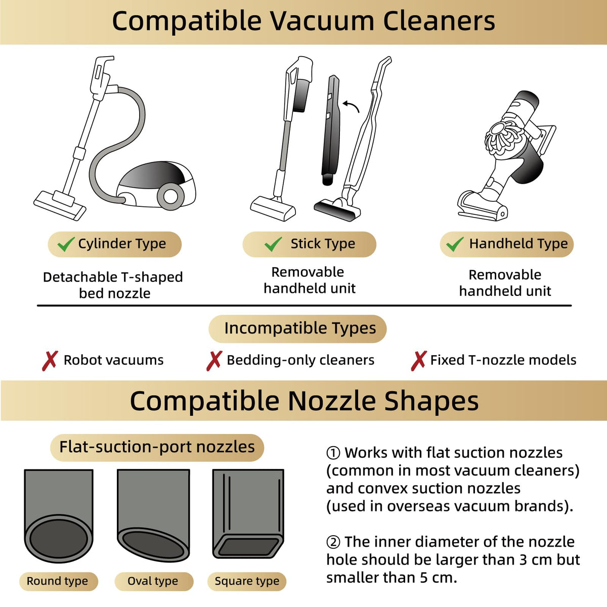 Cream Cube Vacuum Storage Bags