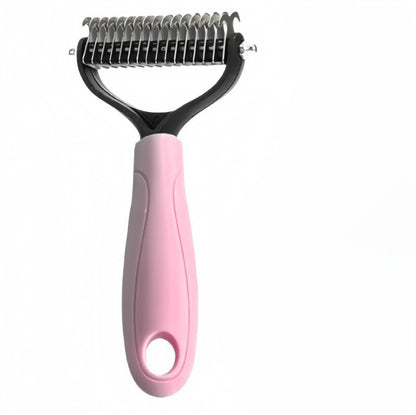 Dual-Sided Pet Grooming Comb for Dogs & Cats