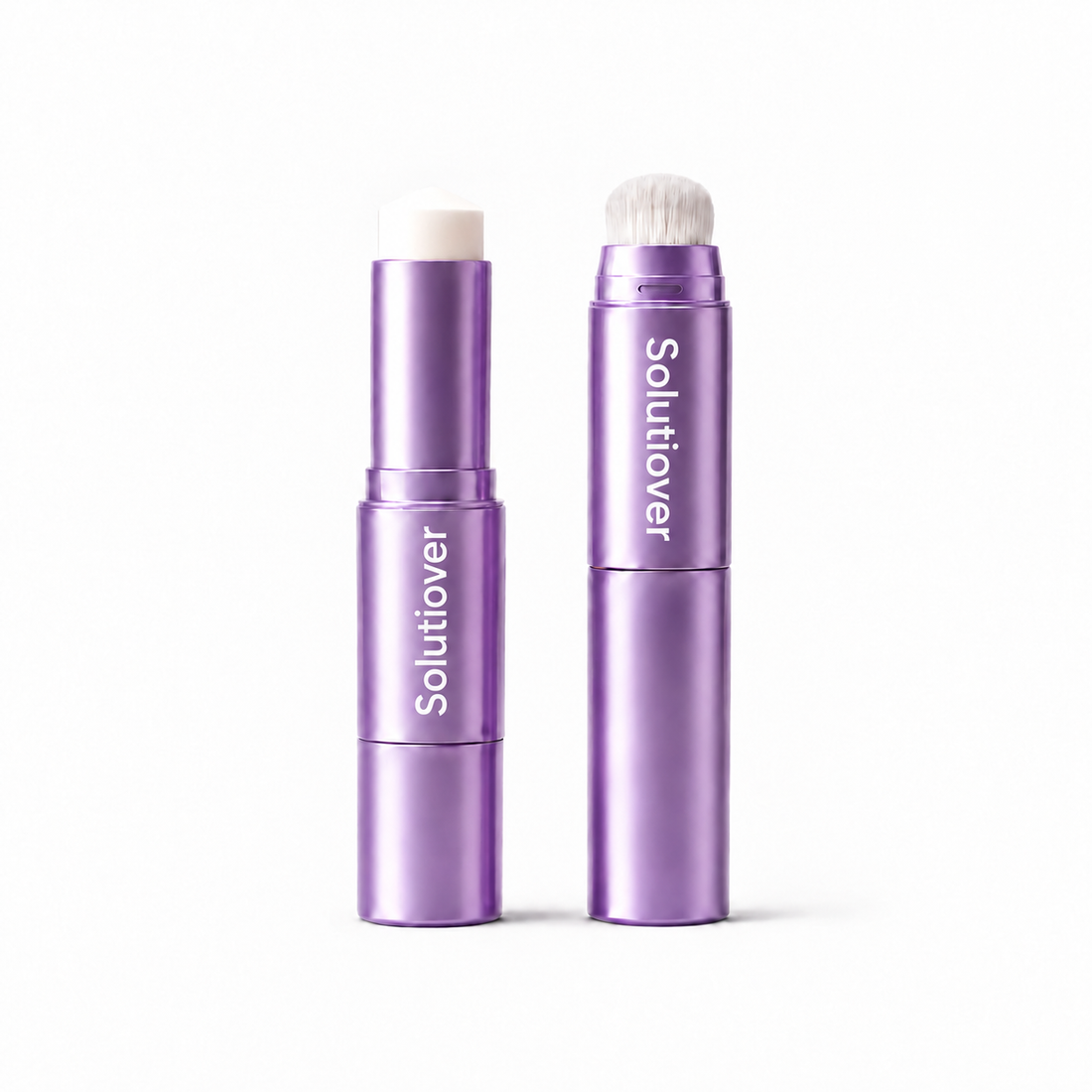 Solutiover foundation end and built-in blending brush