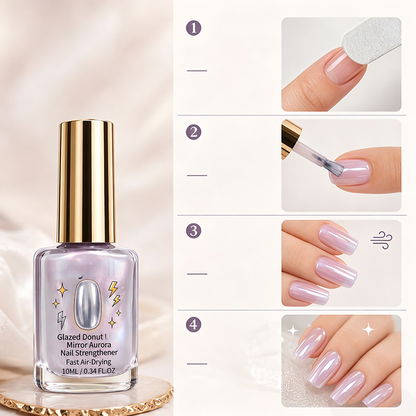 🔥 LAST DAY: Buy 1, Get 1 FREE — Lilac Glossy Mirror Nail Strengthener