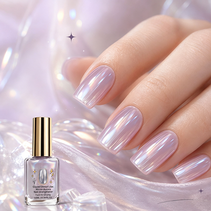 🔥 LAST DAY: Buy 1, Get 1 FREE — Lilac Glossy Mirror Nail Strengthener