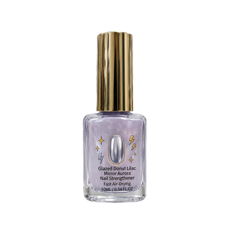 🔥 LAST DAY: Buy 1, Get 1 FREE — Lilac Glossy Mirror Nail Strengthener
