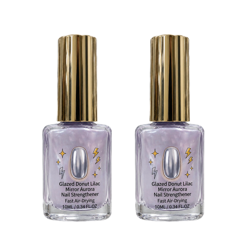 🔥 LAST DAY: Buy 1, Get 1 FREE — Lilac Glossy Mirror Nail Strengthener