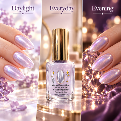🔥 LAST DAY: Buy 1, Get 1 FREE — Lilac Glossy Mirror Nail Strengthener